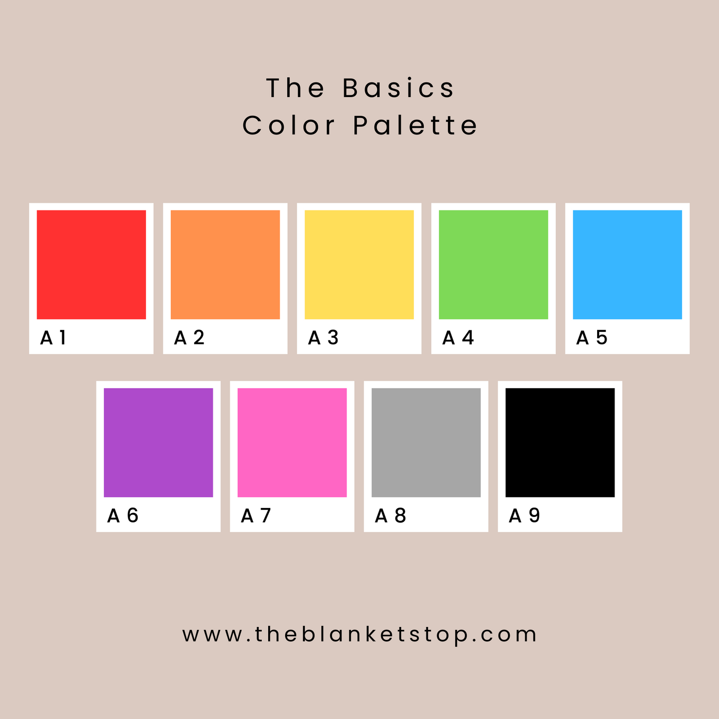 Personalized Luxe Fur - The Basics Color Palette