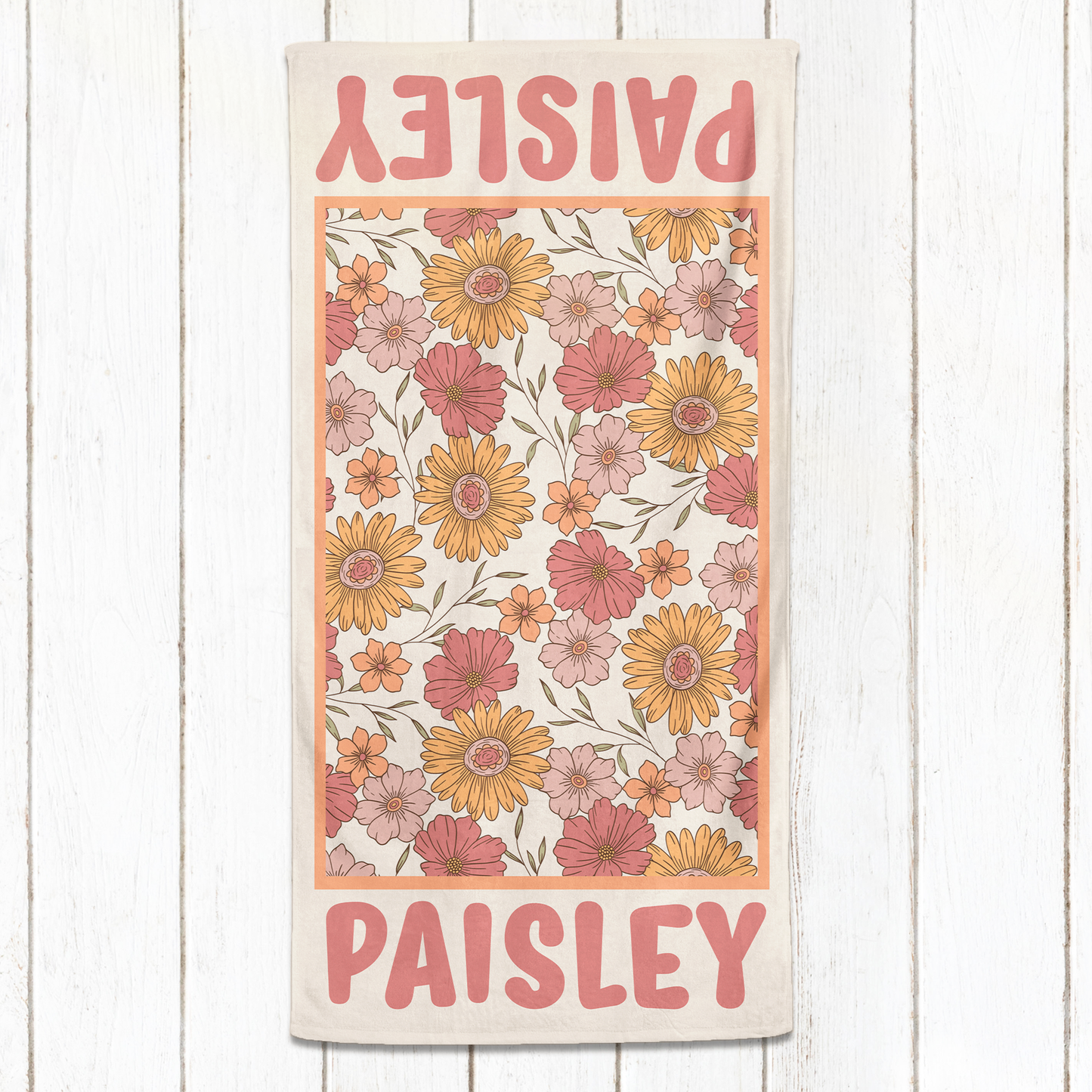 Groovy Floral Towel