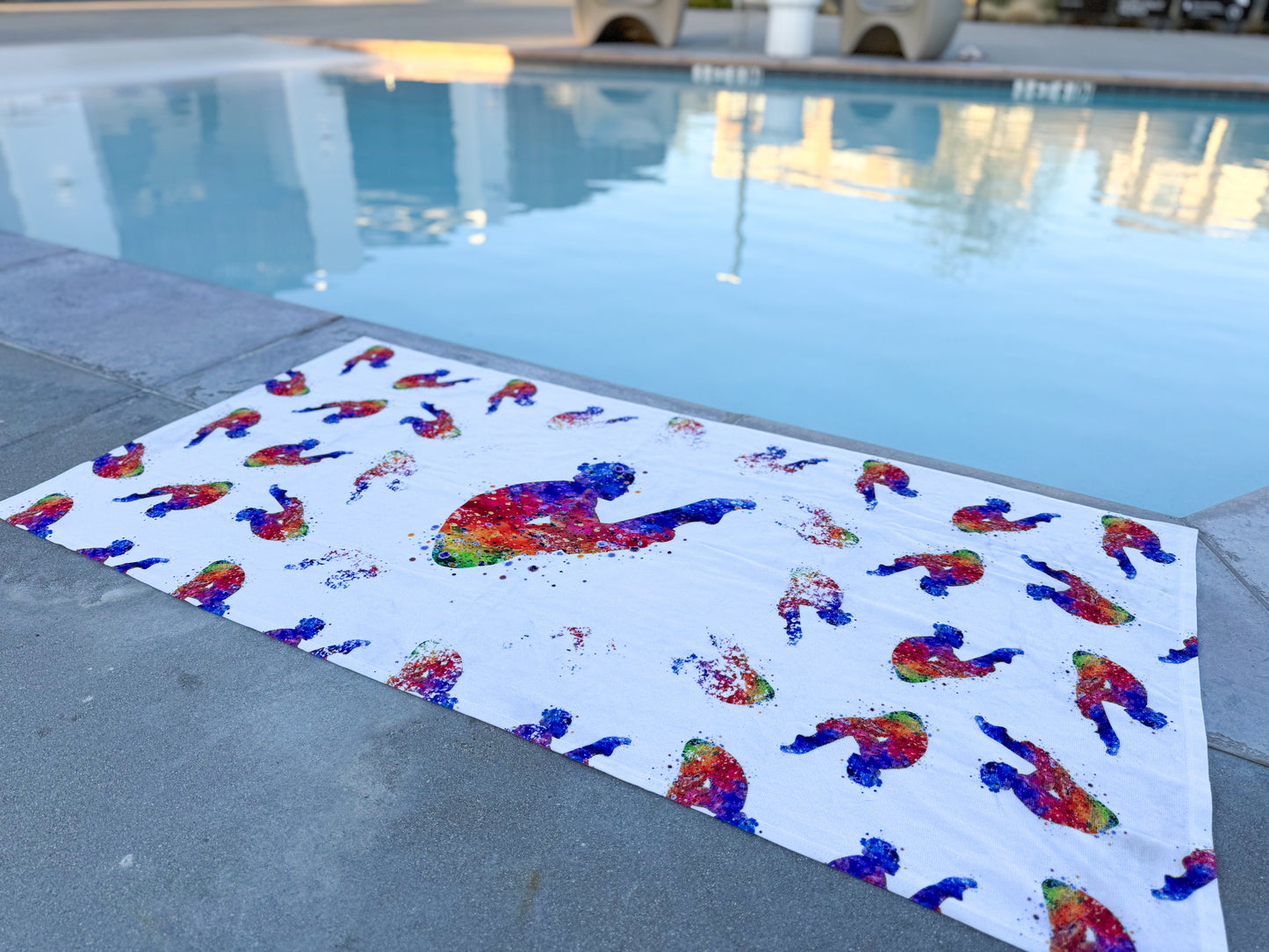 Colorful Diver Towel