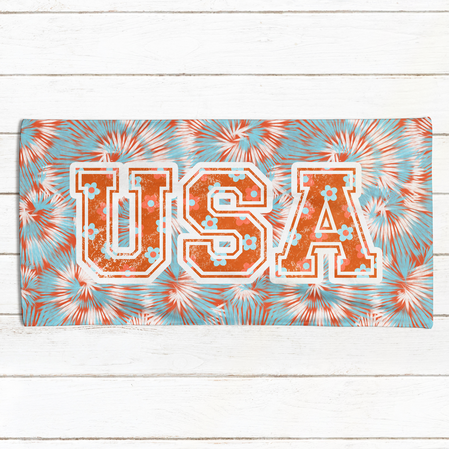 USA Tie Dye Towel