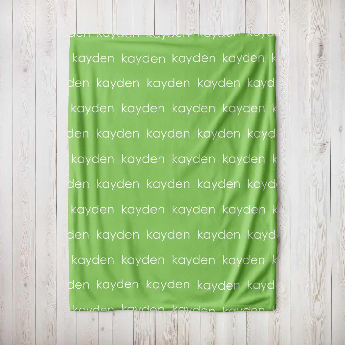 Personalized Minky - Green