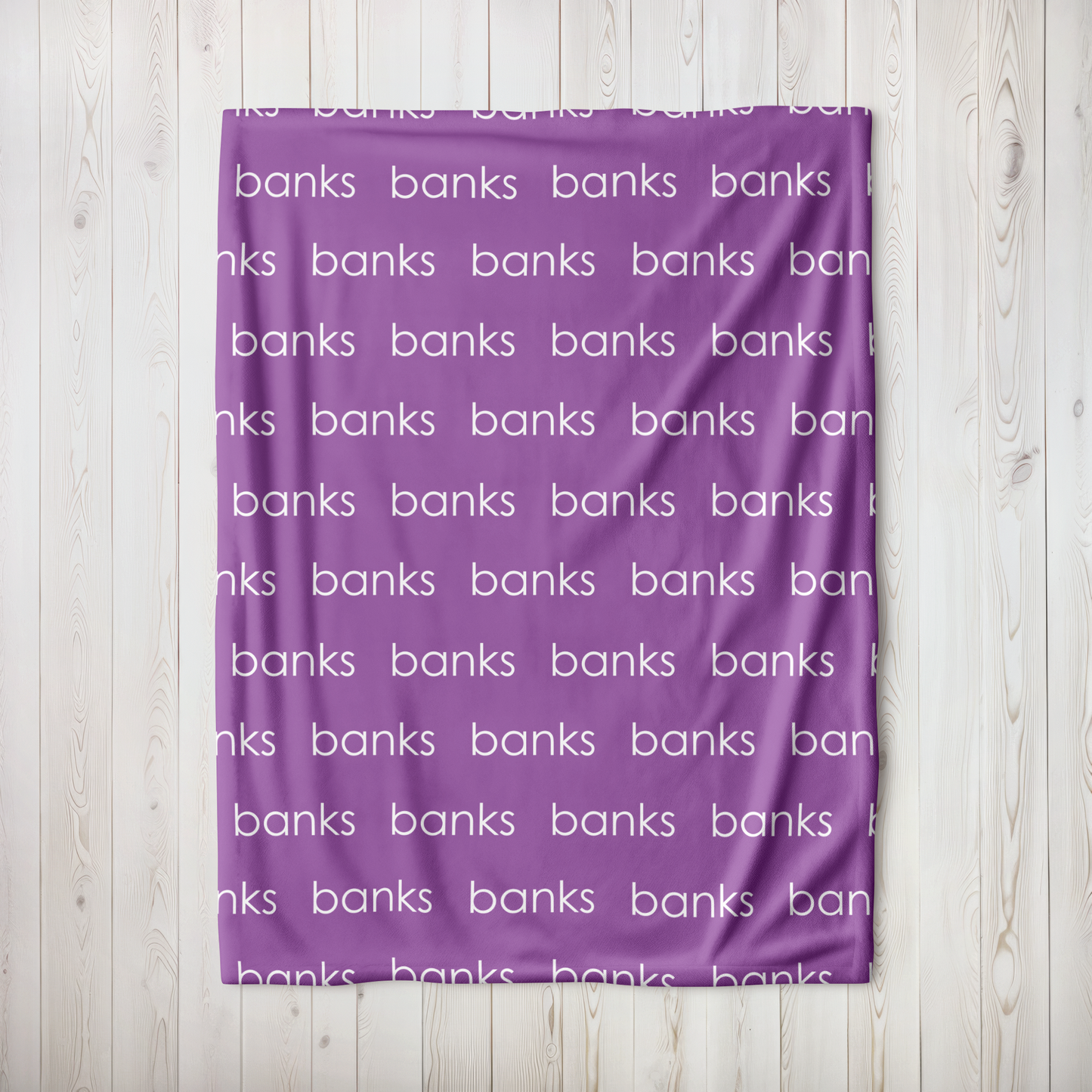 Personalized Minky - Purple