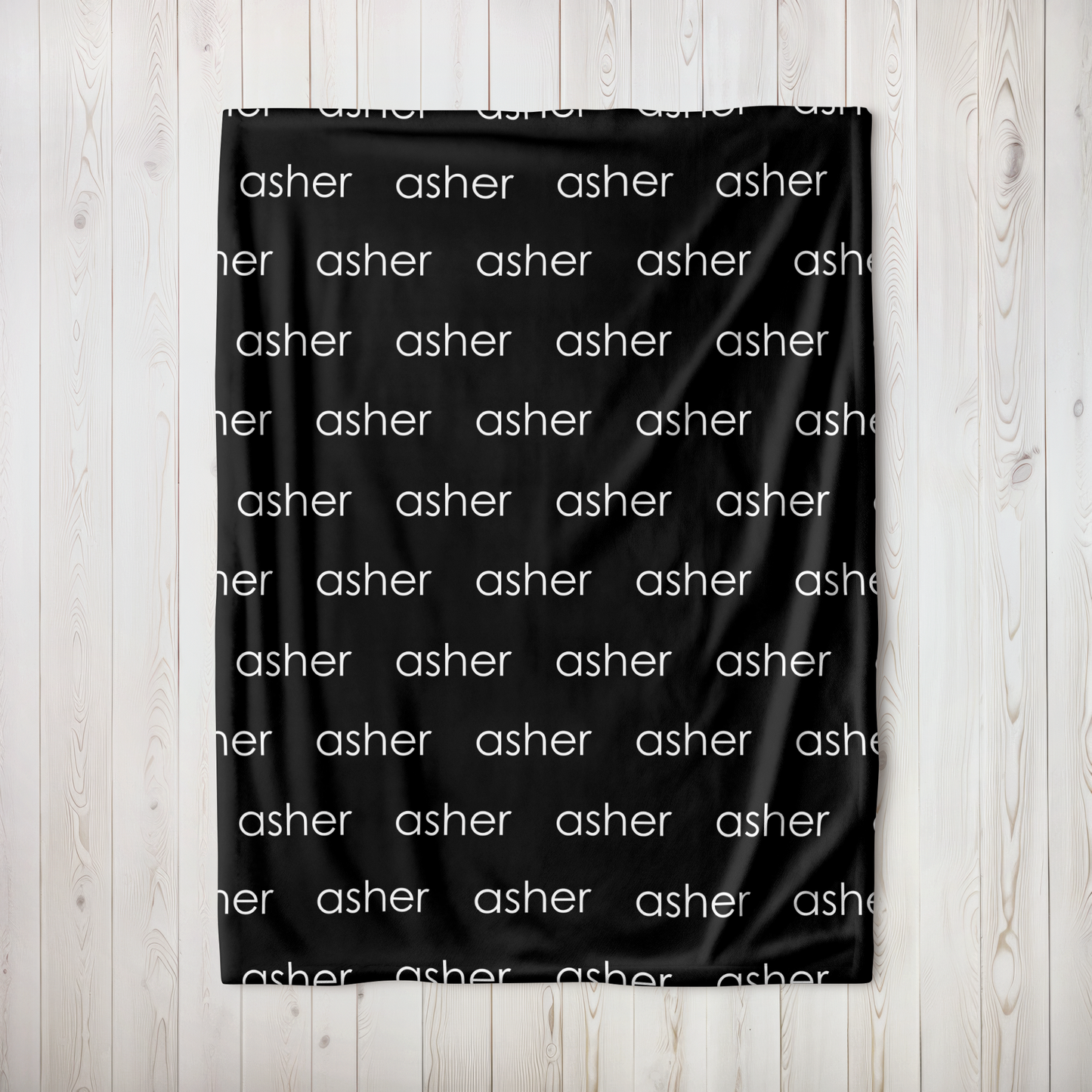 Personalized Minky - Black