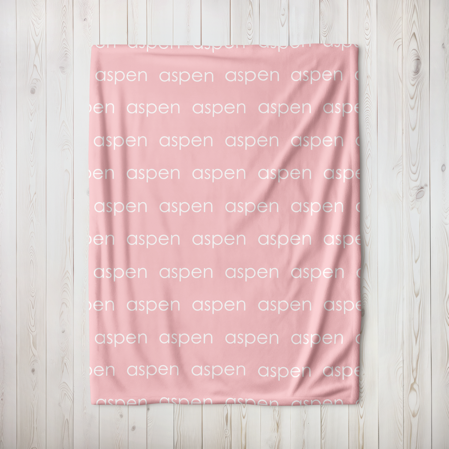Personalized Minky - Light Pink