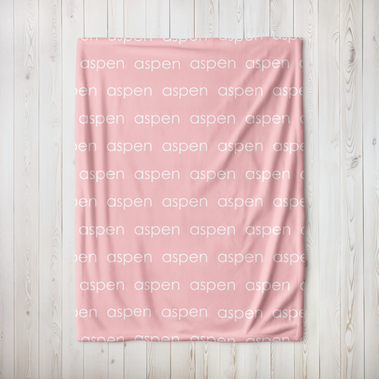 Personalized Minky - The Pinks & Reds Color Palette
