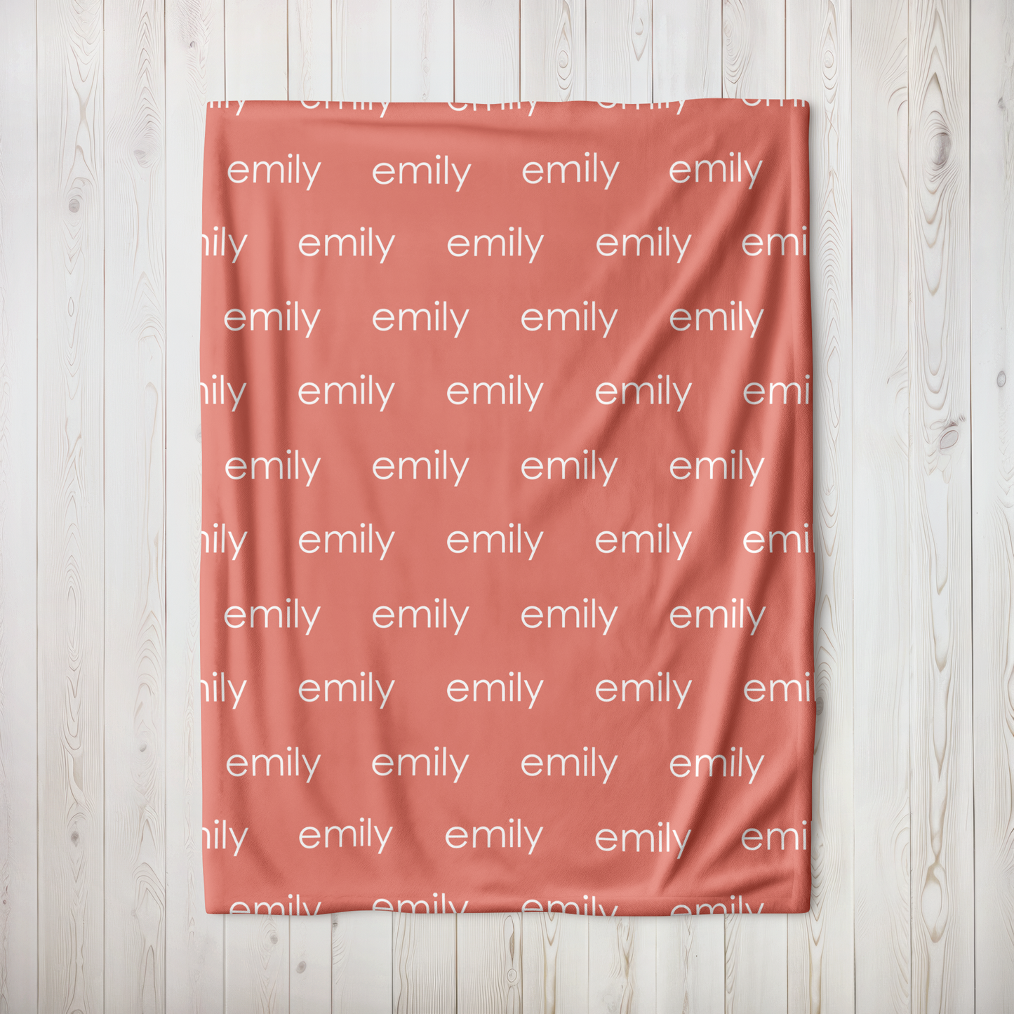 Personalized Minky - Peach