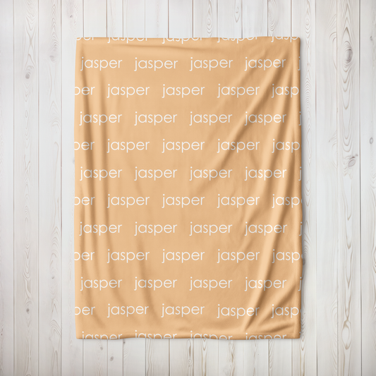 Personalized Minky - Vanilla