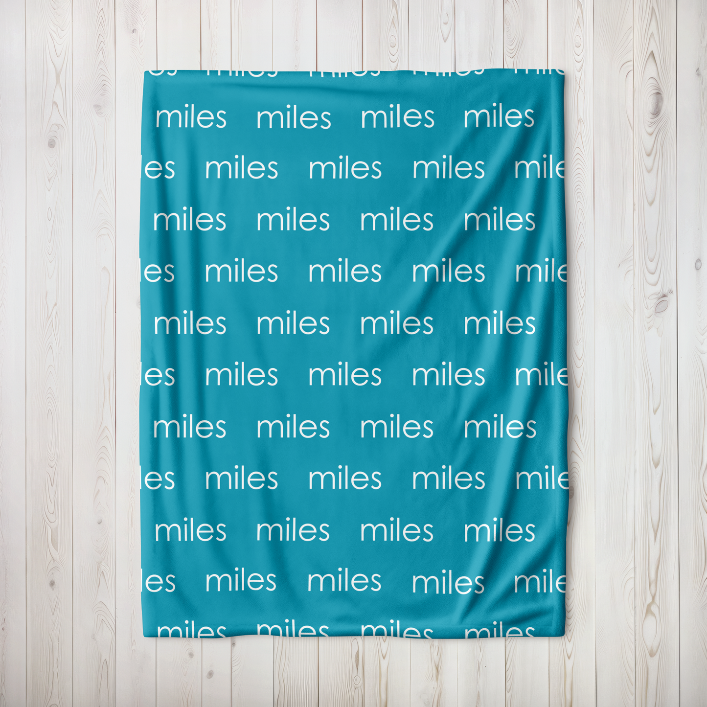Personalized Minky - Teal