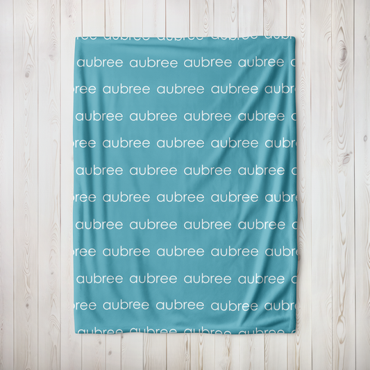 Personalized Minky - Dark Turquoise