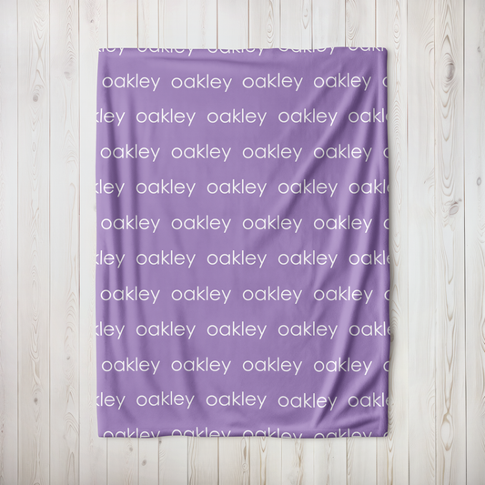 Personalized Minky - Amethyst