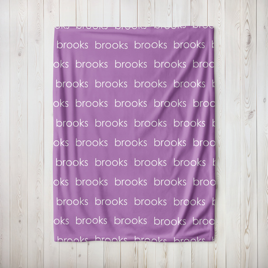 Personalized Minky - Iris