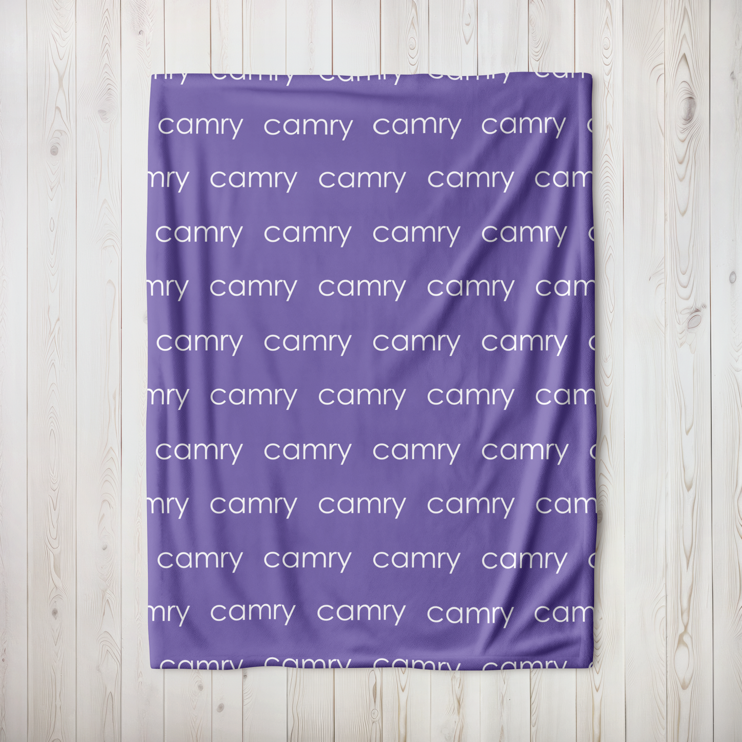 Personalized Minky - Medium Purple