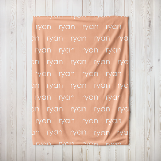 Personalized Minky - Bisque