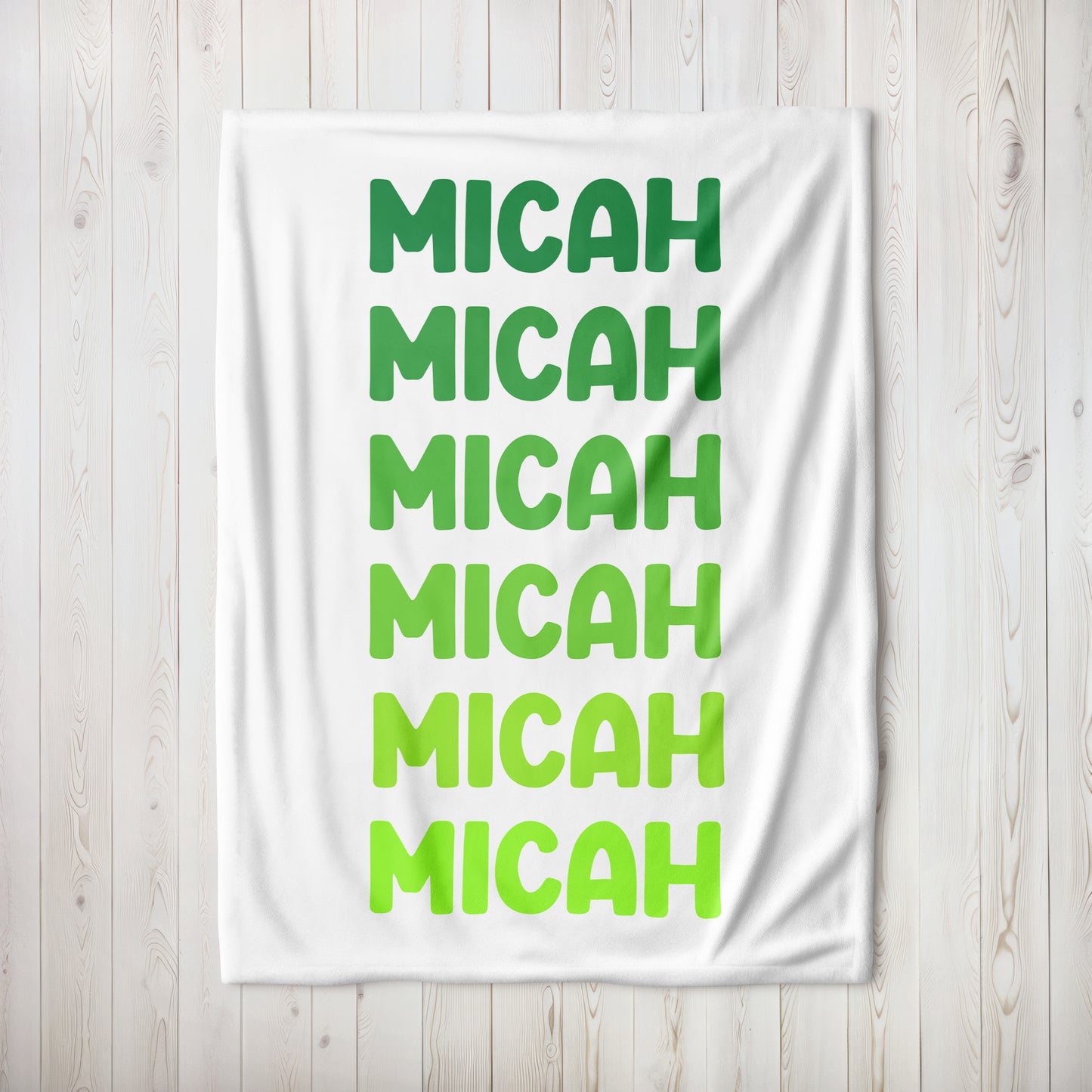Glowin' Green Ombre Blanket