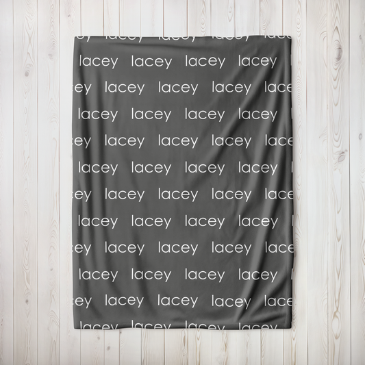 Personalized Minky - The Greys Color Palette