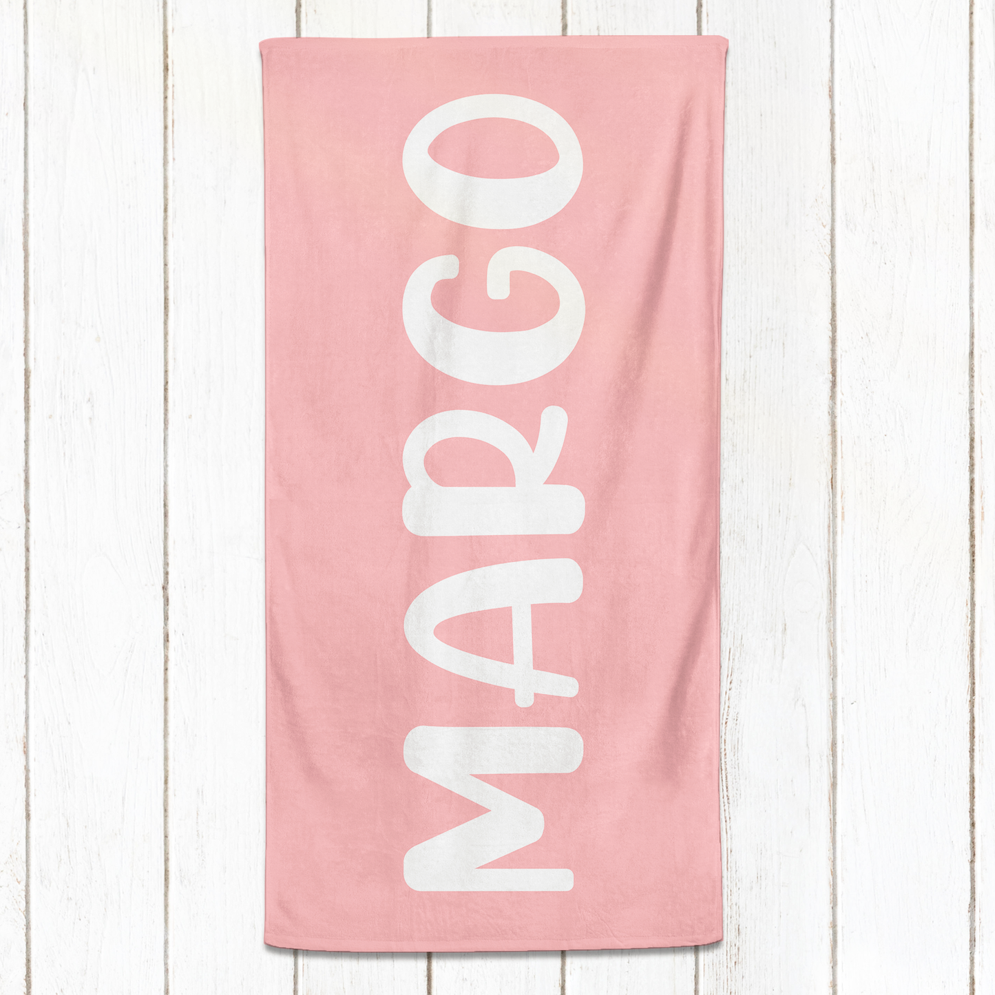 Solid Name Towel - Pinks & Reds