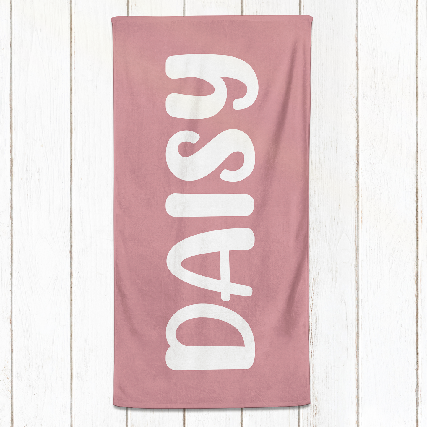 Solid Name Towel - Pinks & Reds