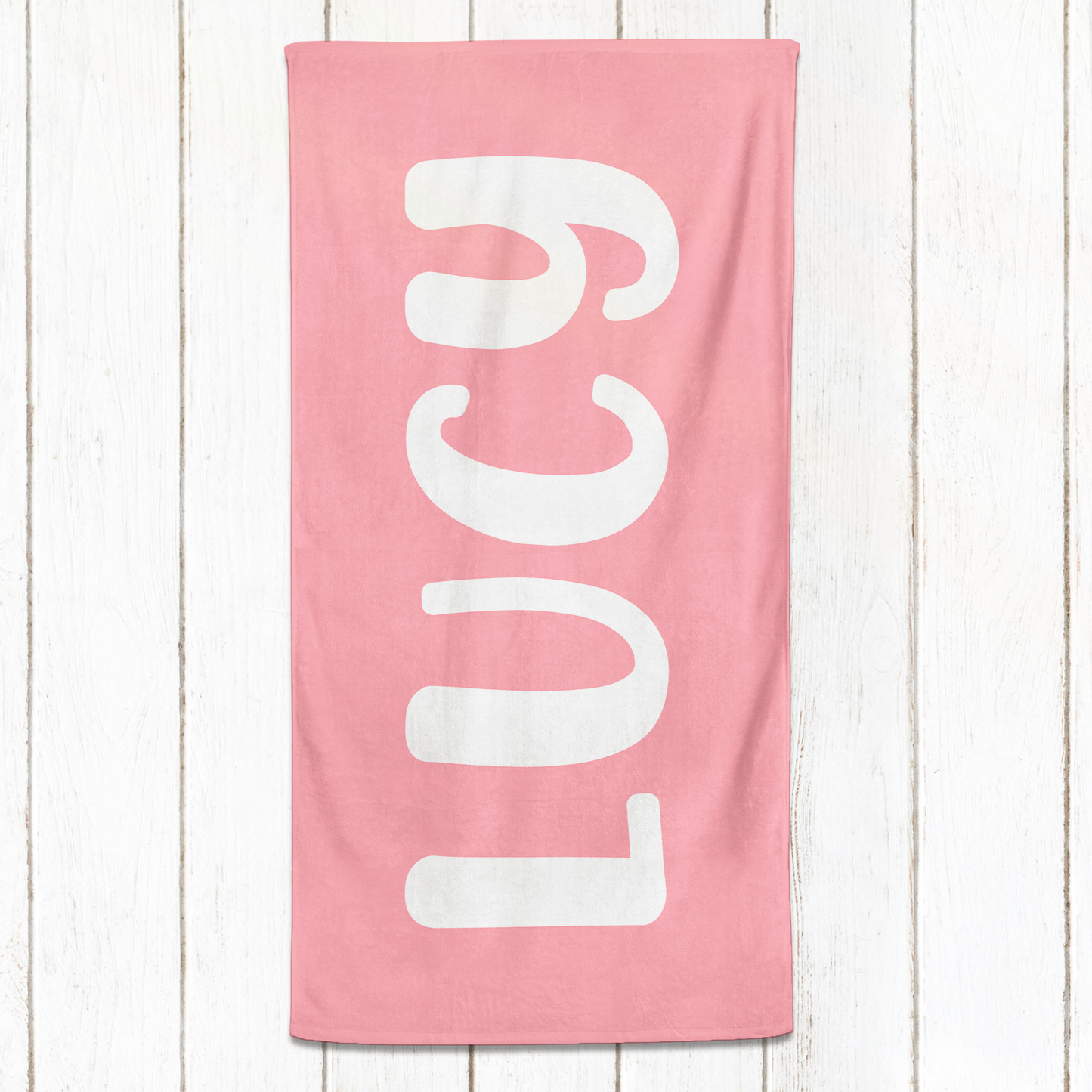 Solid Name Towel - Pinks & Reds
