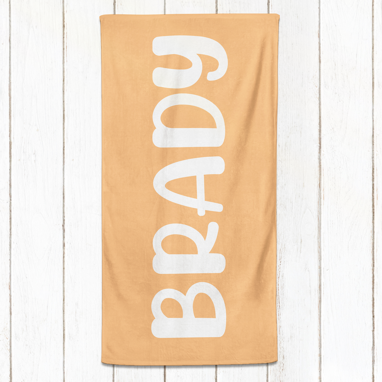 Solid Name Towel - Yellows & Oranges