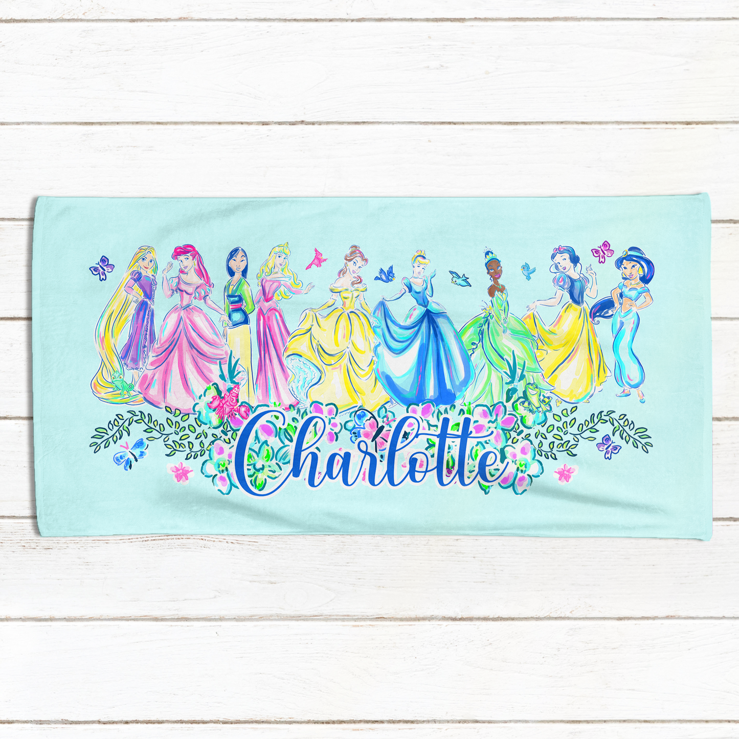 Blooming Royalty Towel