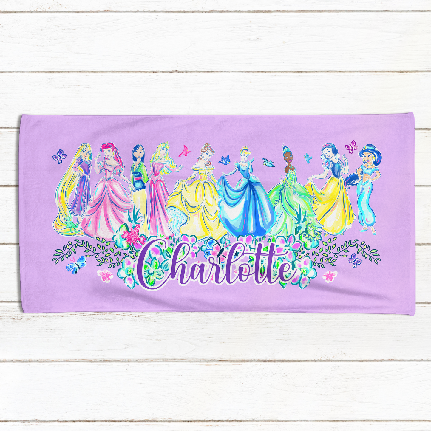 Blooming Royalty Towel