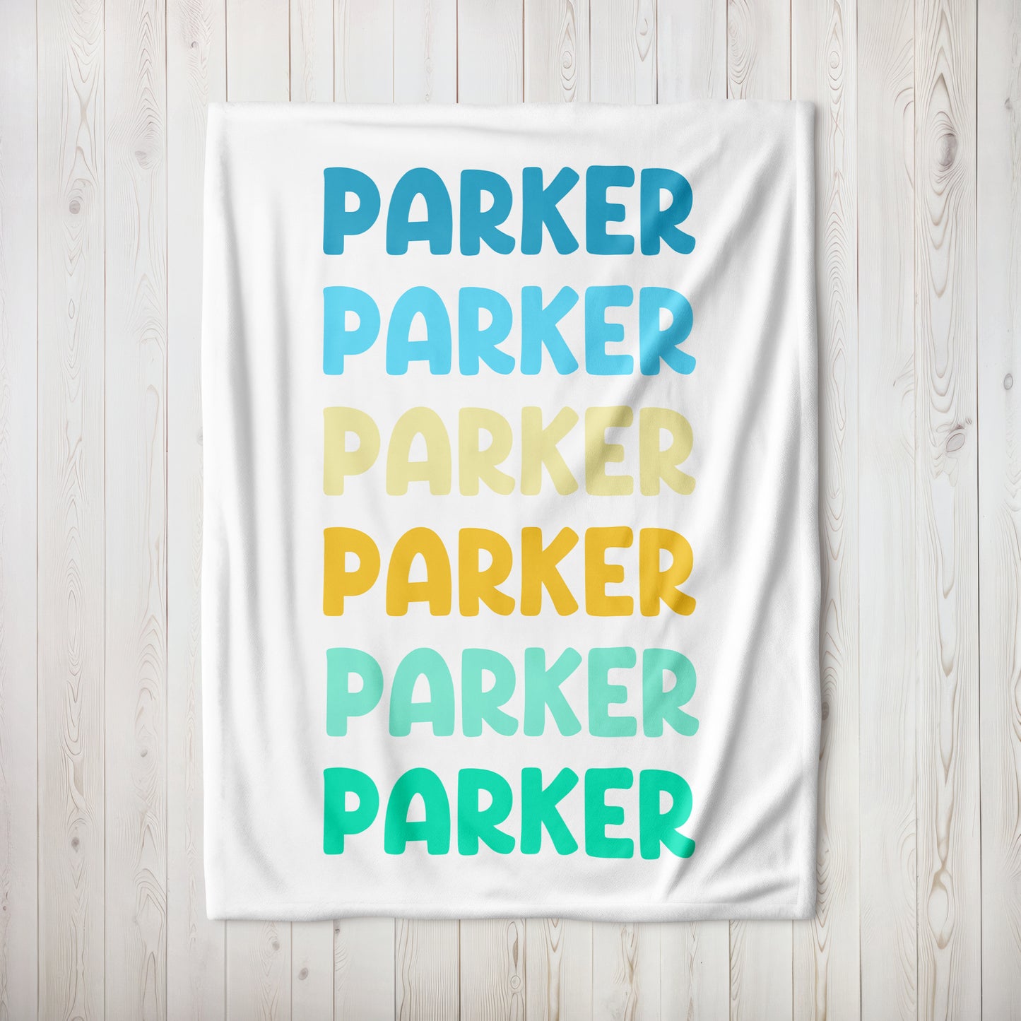 Surf & Smiles Ombre Blanket