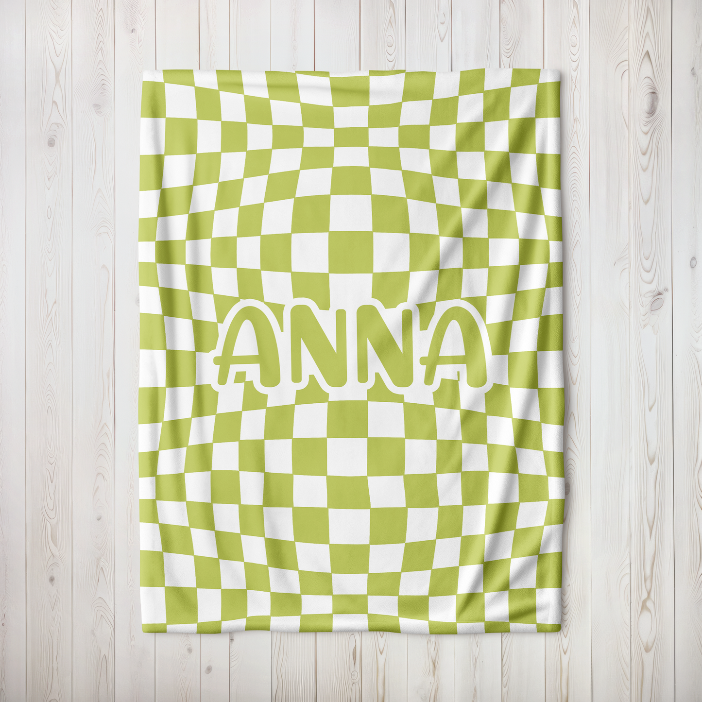 Groovy Check Blanket