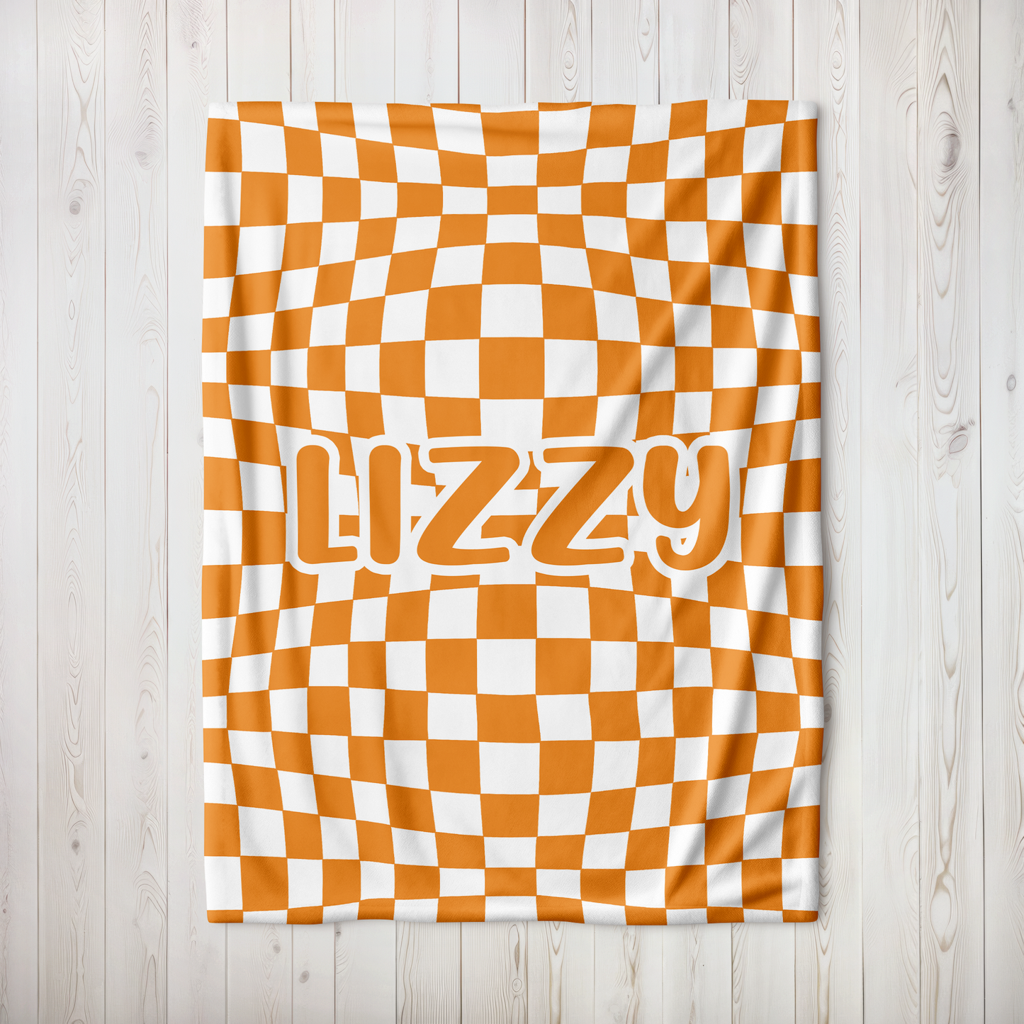 Groovy Check Blanket