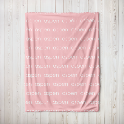 Personalized Minky - The Pinks & Reds Color Palette