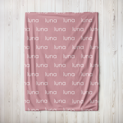 Personalized Minky - The Pinks & Reds Color Palette