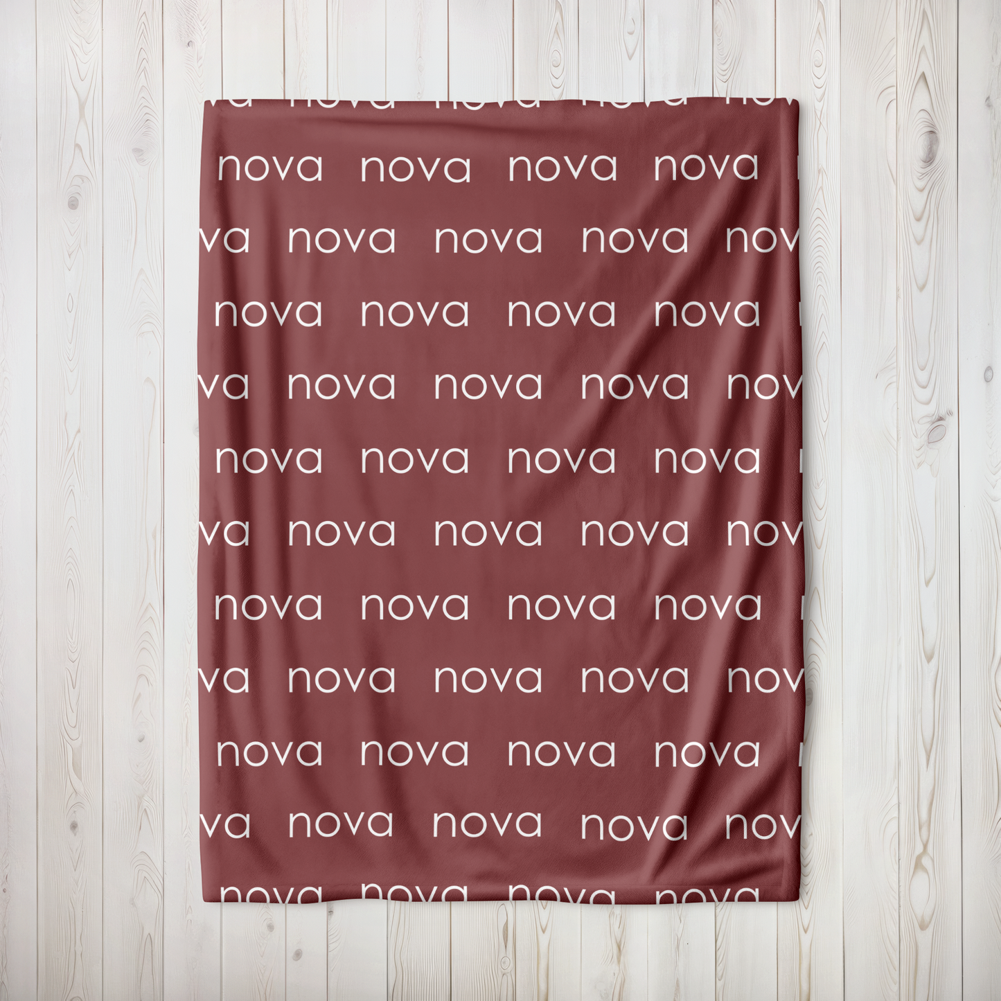 Personalized Minky - Wine