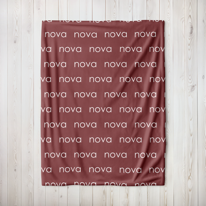 Personalized Minky - The Pinks & Reds Color Palette