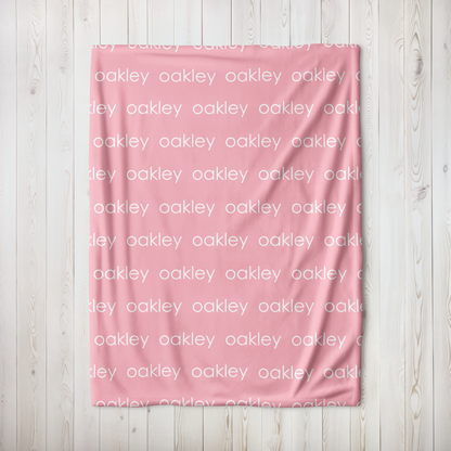 Personalized Minky - The Pinks & Reds Color Palette