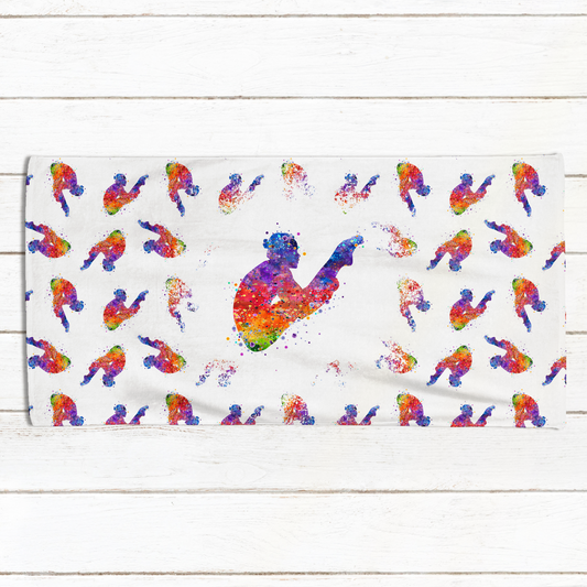 Colorful Diver Towel