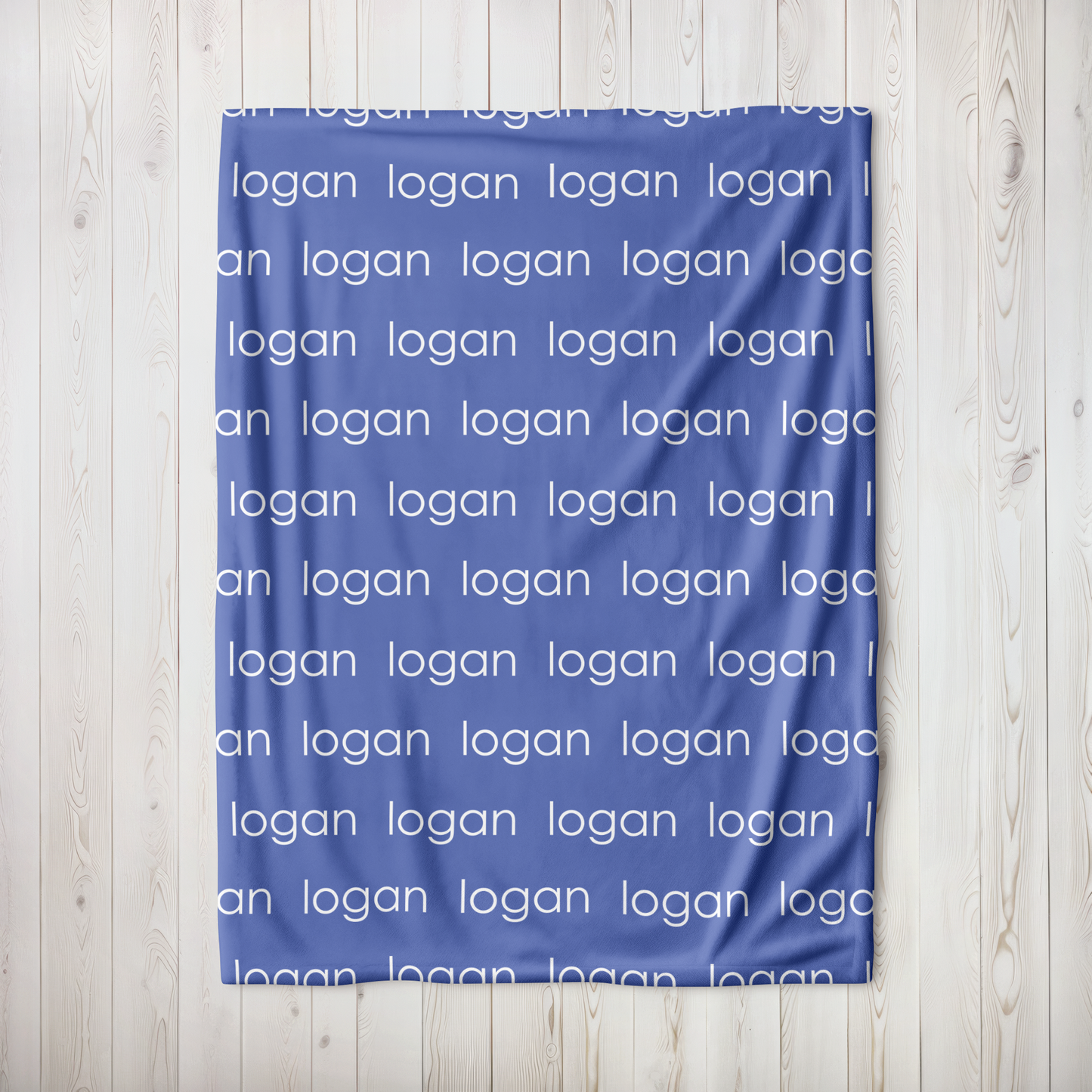 Personalized Minky - Winter Sky Blue