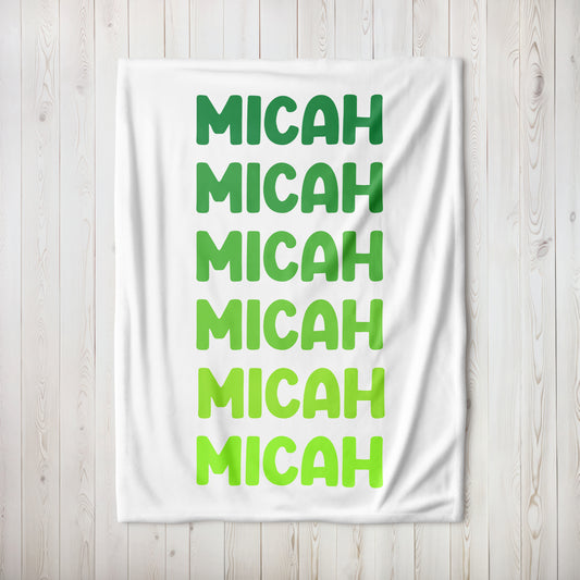 Glowin' Green Ombre Blanket