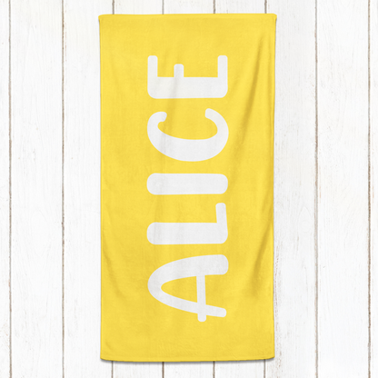 Solid Name Towel - Basics