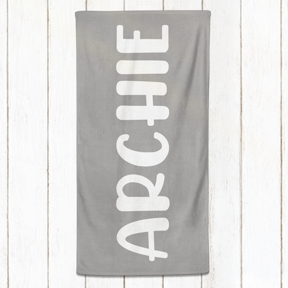 Solid Name Towel - Basics