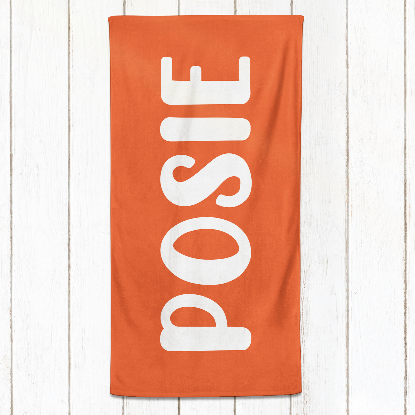 Solid Name Towel - Yellows & Oranges