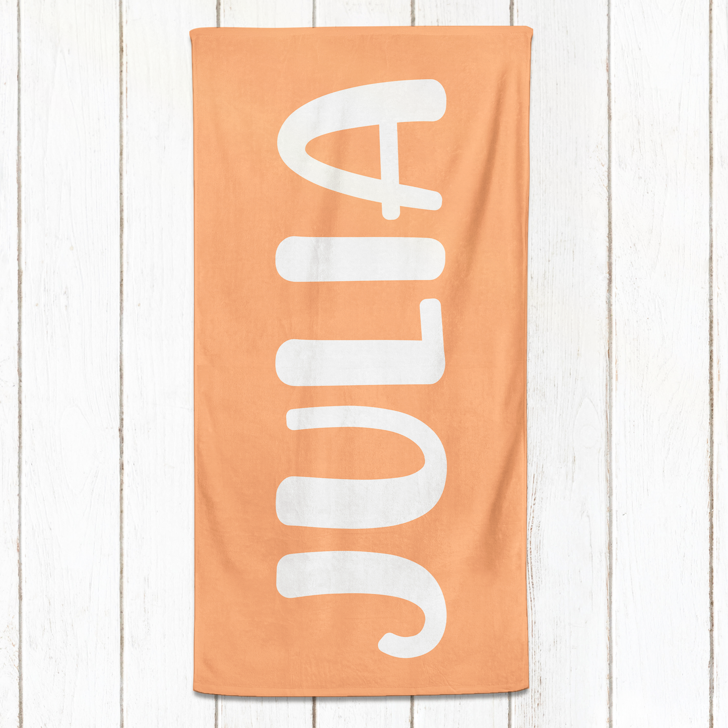Solid Name Towel - Yellows & Oranges