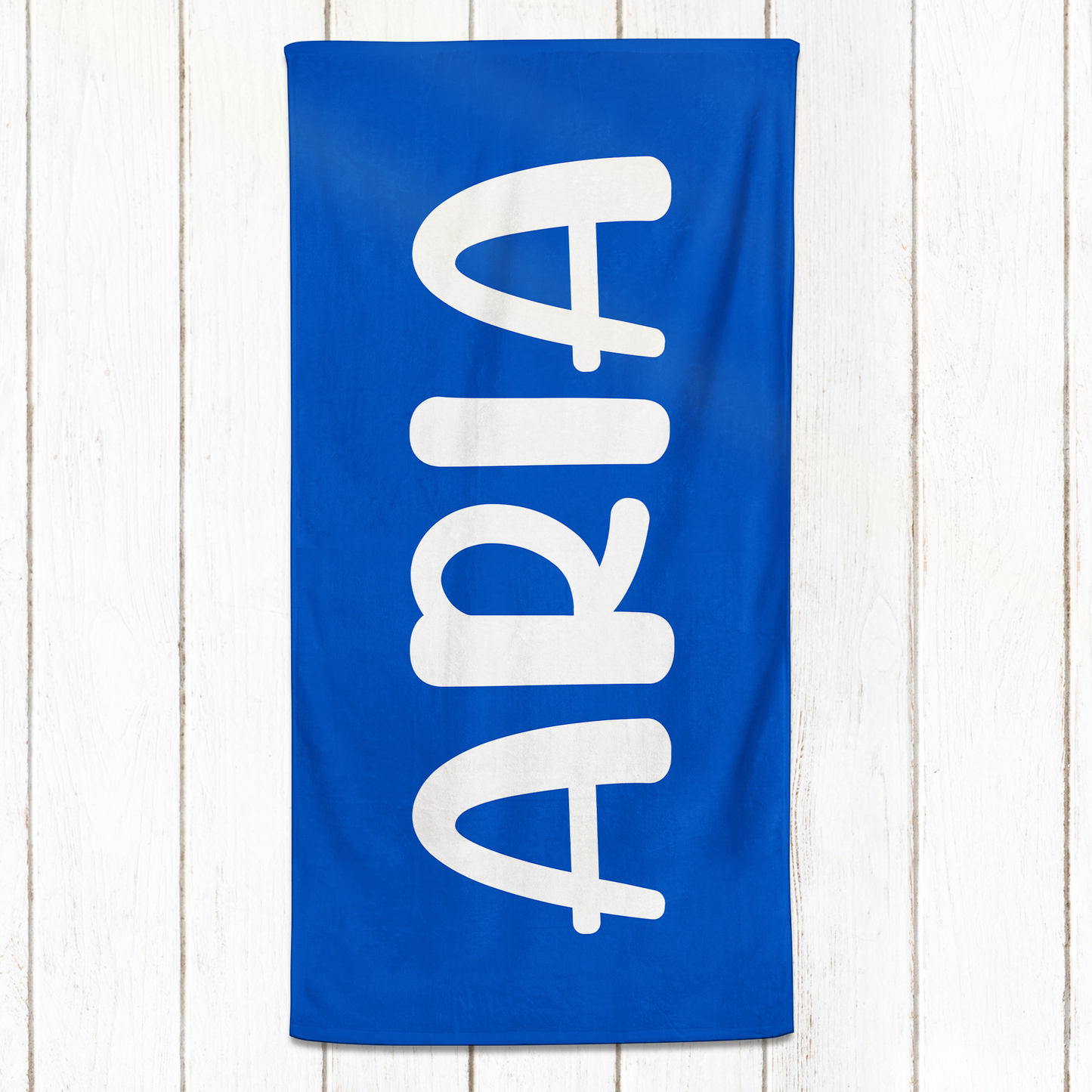 Solid Name Towel - Blues