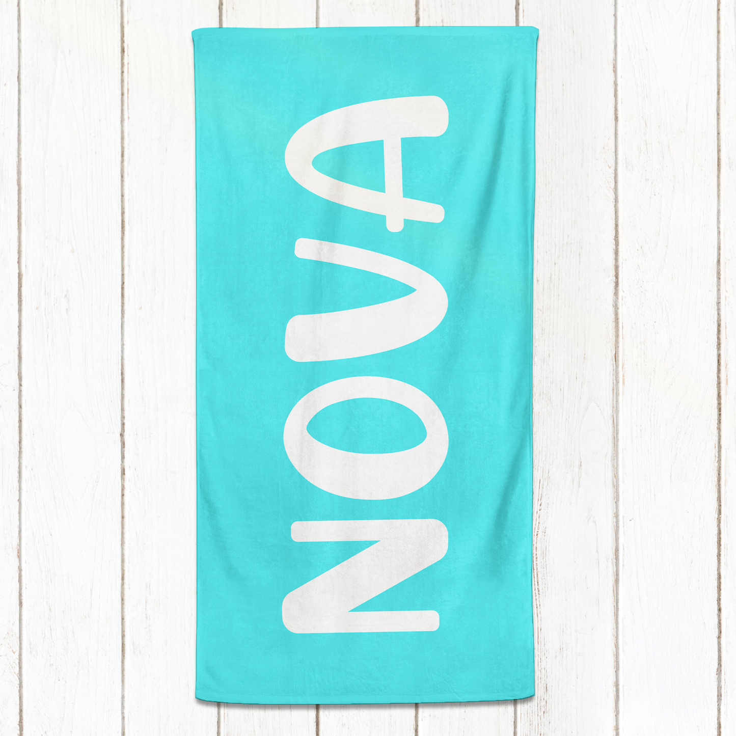 Solid Name Towel - Blues
