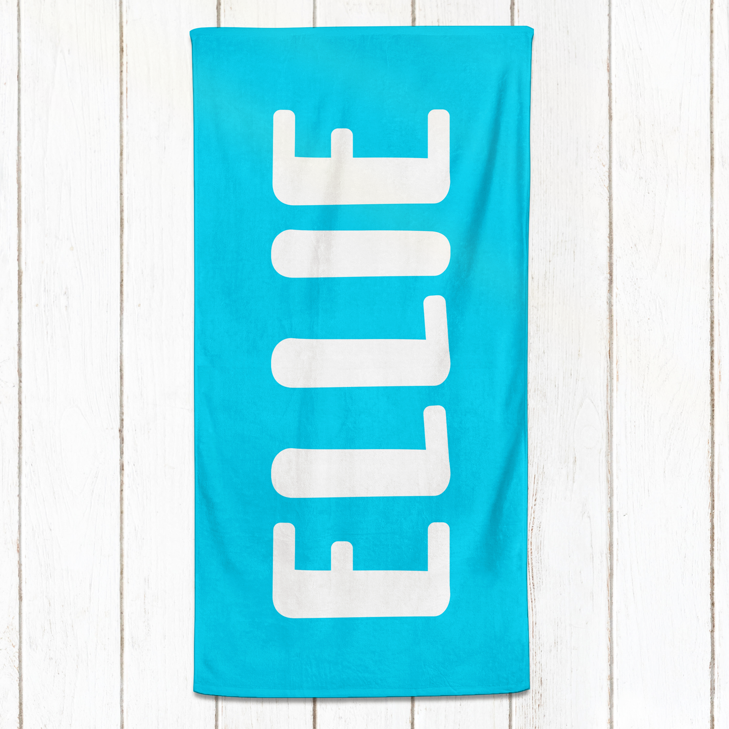 Solid Name Towel - Blues