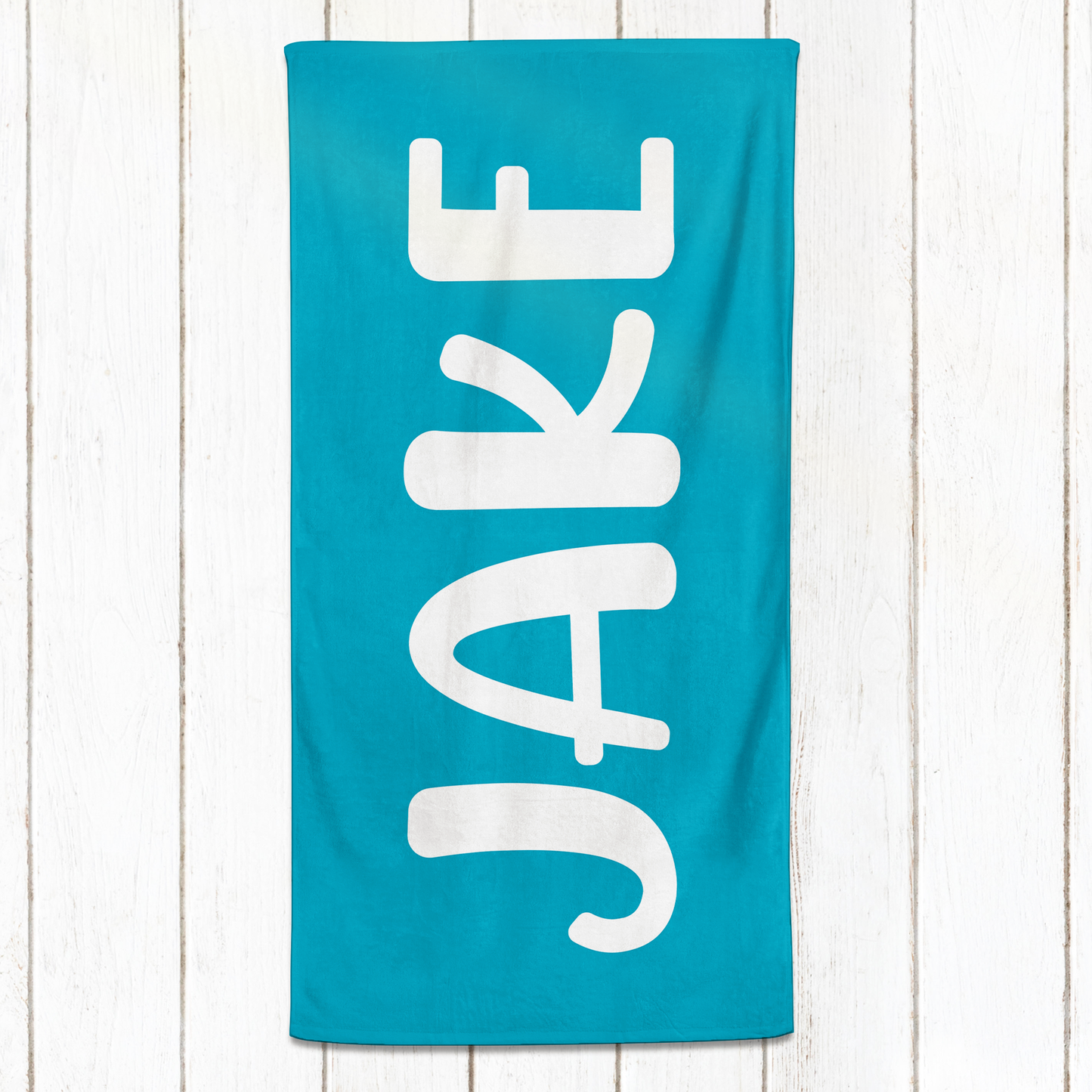 Solid Name Towel - Blues