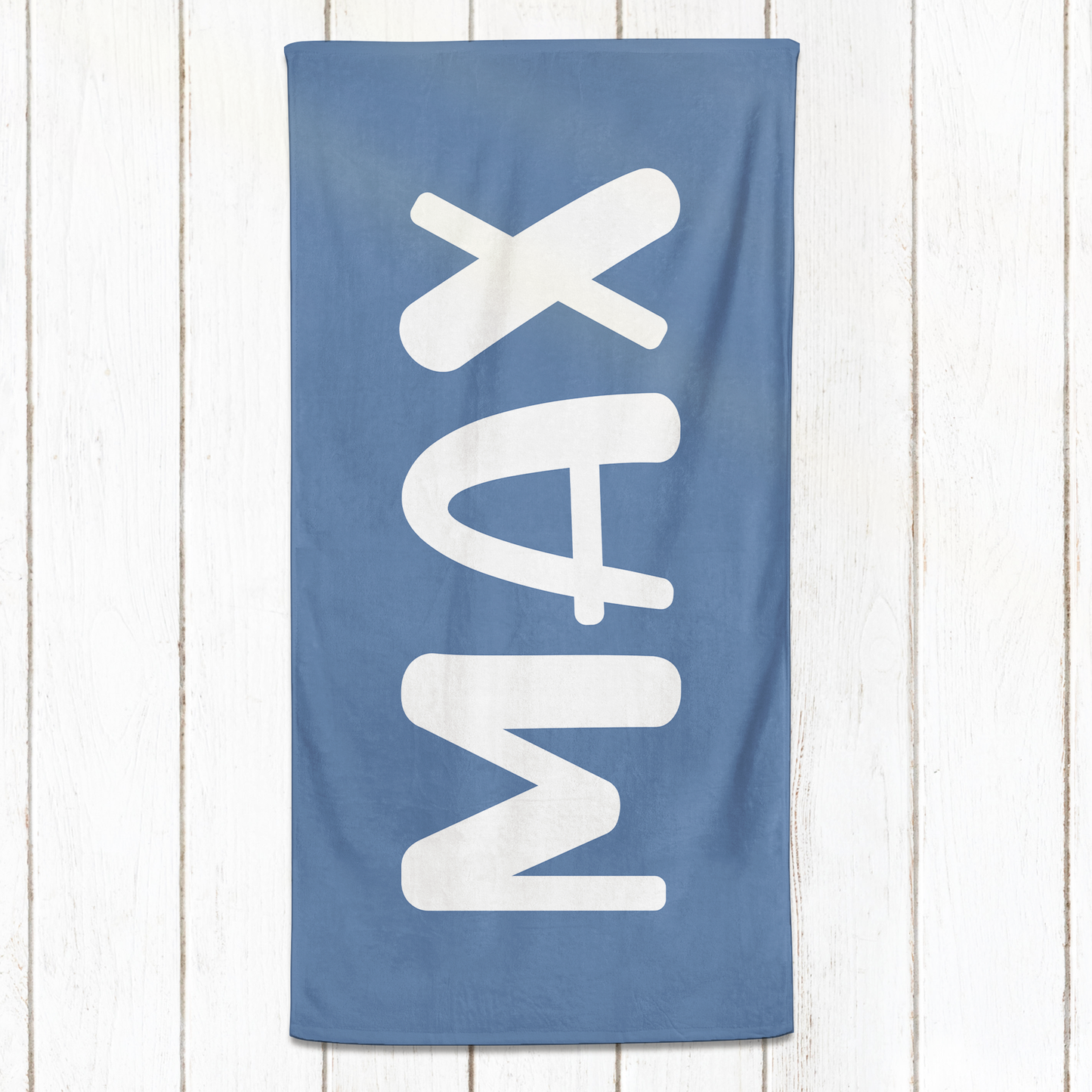 Solid Name Towel - Blues