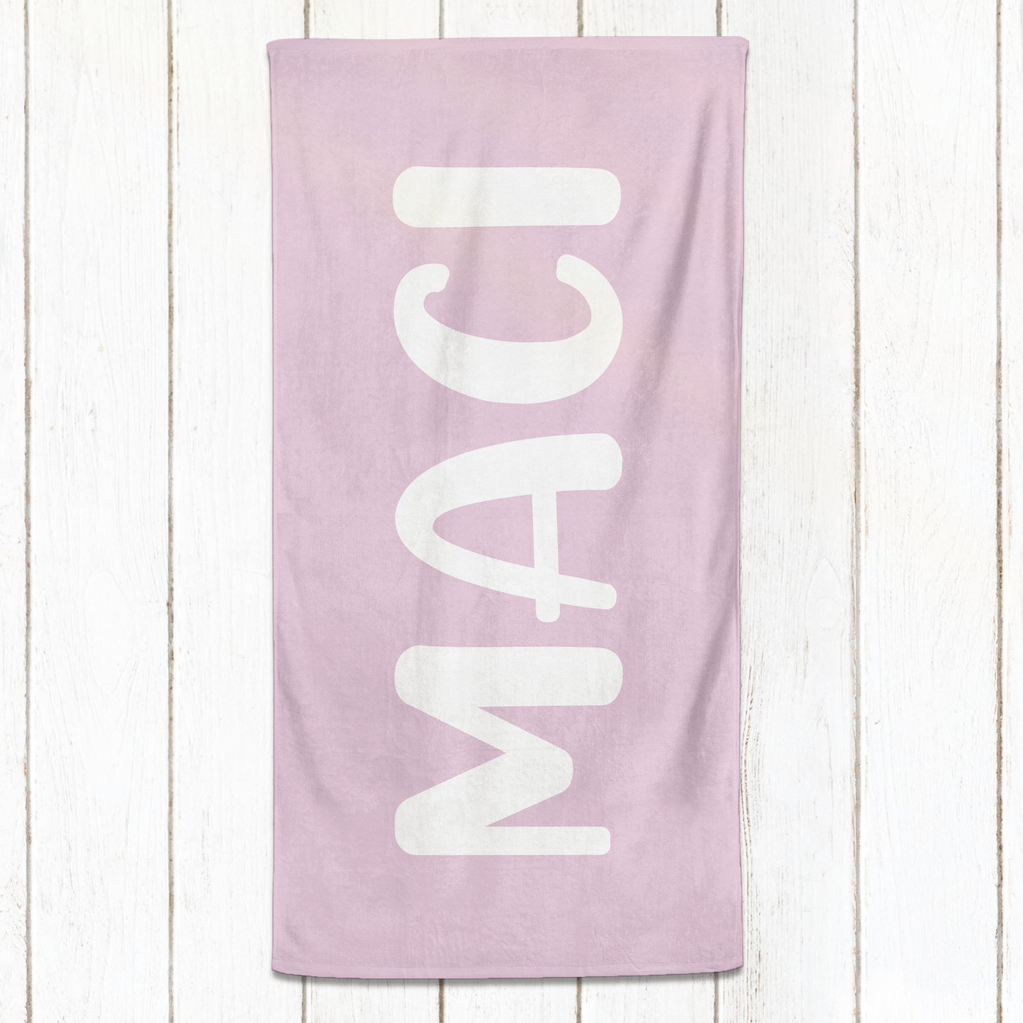 Solid Name Towel - Purples