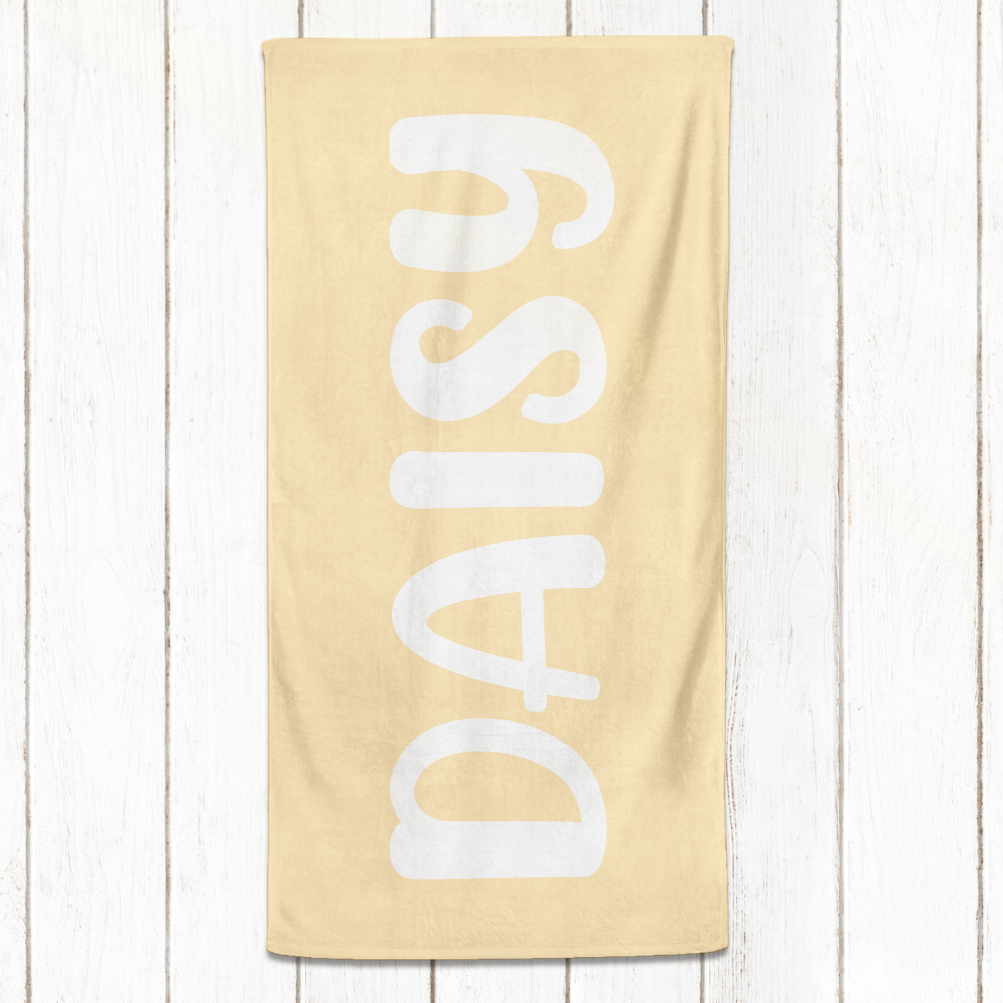 Solid Name Towel - Neutrals