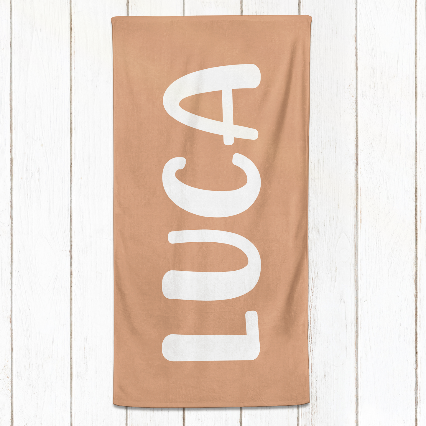 Solid Name Towel - Neutrals