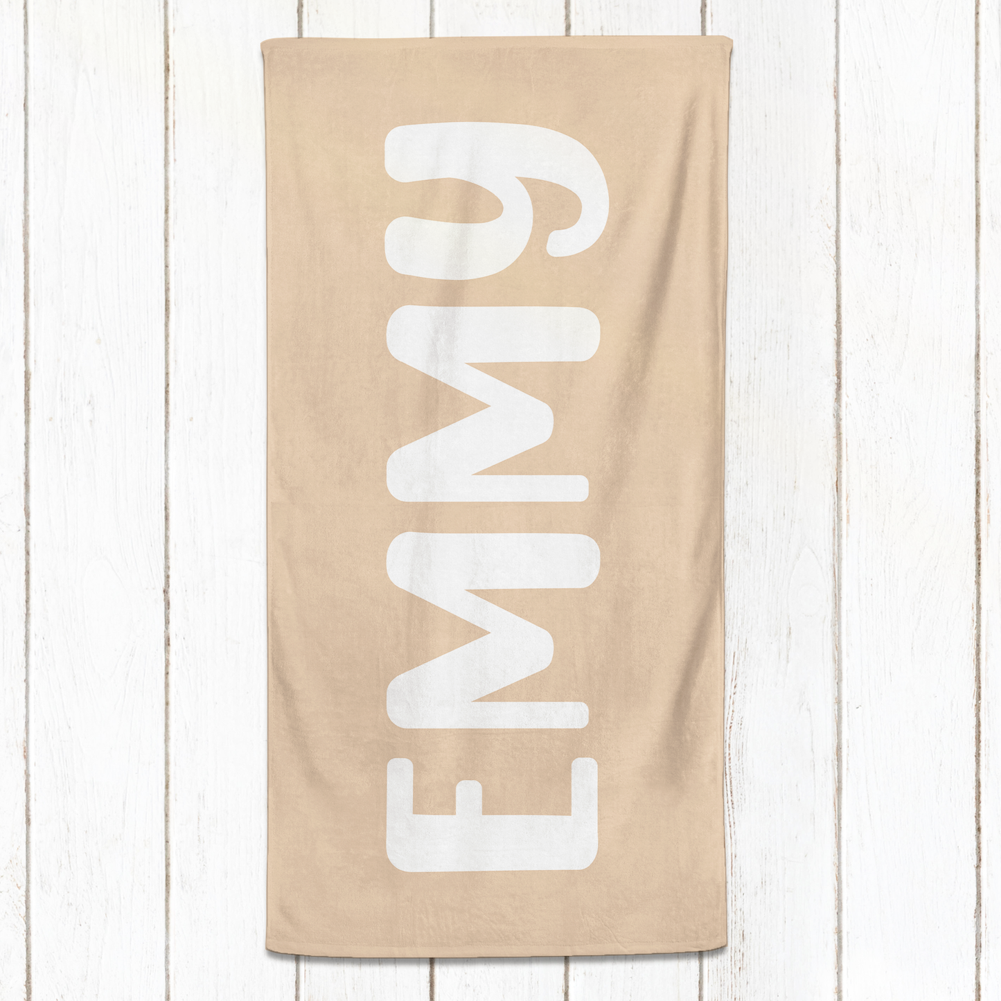 Solid Name Towel - Neutrals