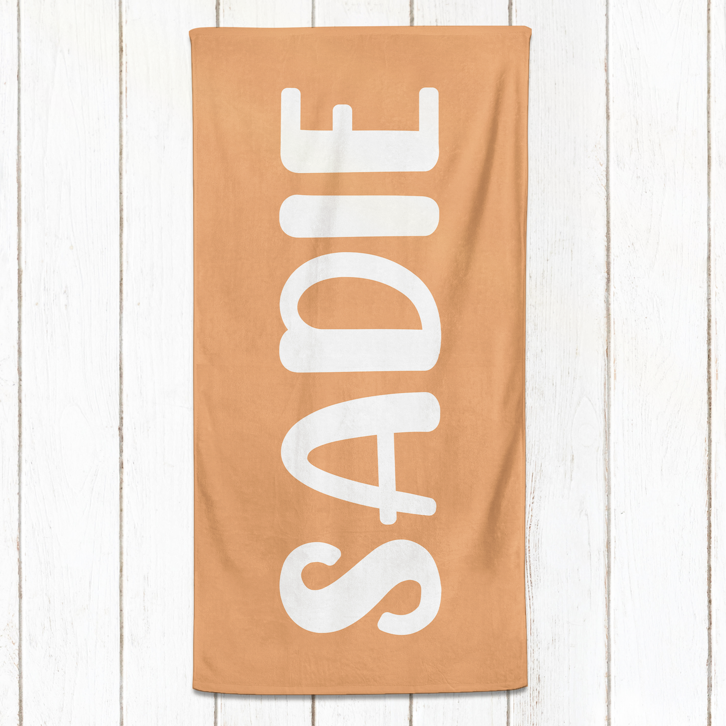 Solid Name Towel - Neutrals